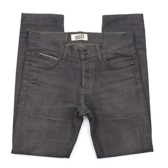 Naked & Famous Super Guy Hunter Stretch Japanese Selvedge Denim - Size 31 X 30 - Picture 2 of 10
